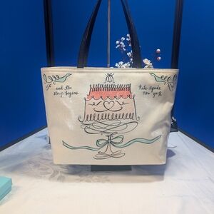 Kate Spade Wedding Bells Ake Francis Tote - Let The Story Begin